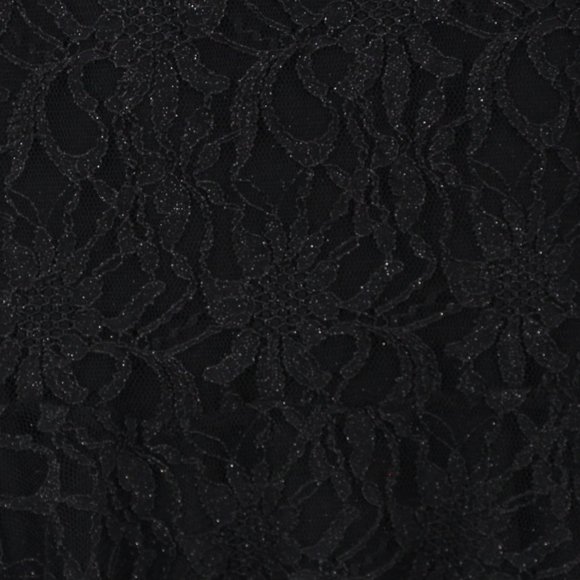 ⬇️$28 S. Levine Black Lace Skirt w/ sparkle shimmer - Picture 9 of 14
